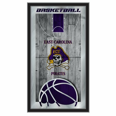 HOLLAND BAR STOOL CO East Carolina 15" x 26" Basketball Mirror MBsktEcarol